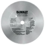 DEWALT 7-1/4 in. 140-Teeth Steel Plywood Circular Saw Blade thumbnail 1