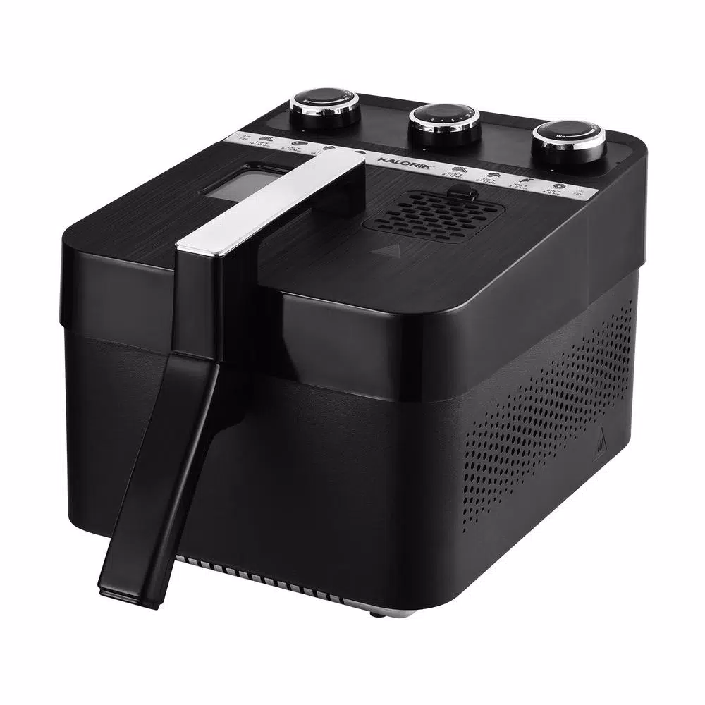 KALORIK 2-in-1 Air Fryer and Deep Fryer, 3.5 Qt., Black
