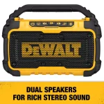 DEWALT 20V MAX Bluetooth Job Site Radio Speaker, DCR010 thumbnail 3
