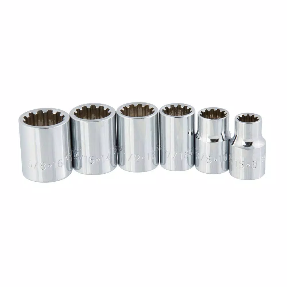 STEELMAN PRO STEELMAN 20-Piece 3/8 in. Double Drive Extendable Ratchet and Universal Socket Set