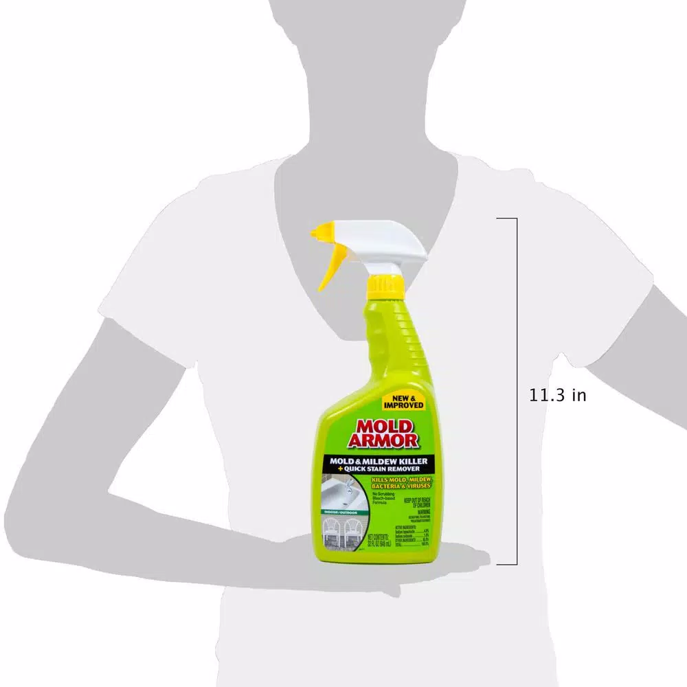 Mold Armor Home Armor Instant Mold and Mildew Stain Remover, 32 oz (3-Pack)