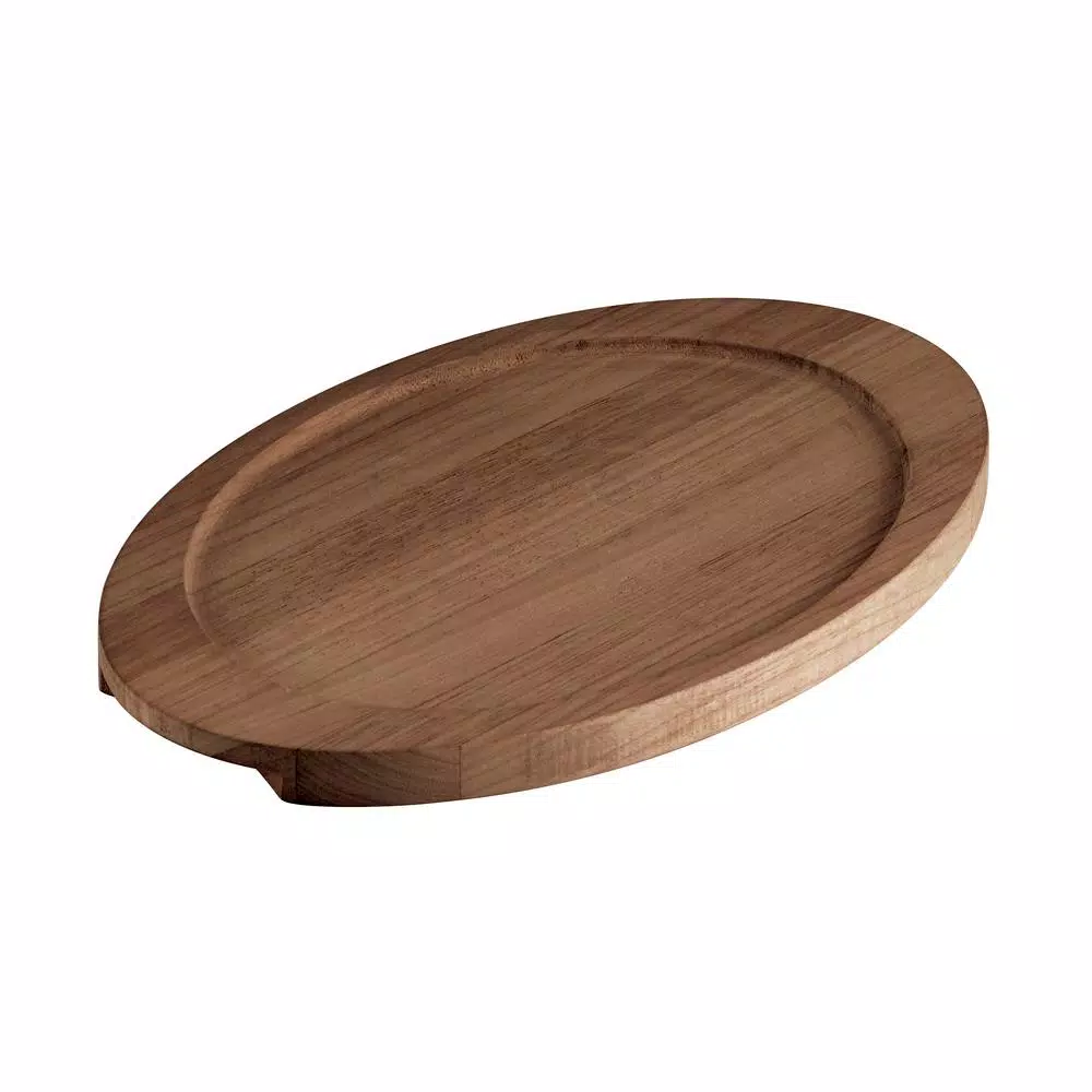 Tramontina 6-Piece 10 in. Cast Iron Fajita Pan Set with Wood Trivets and Handle Mitts