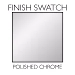 Design House Coventry Polished Chrome Single Cylinder Deadbolt Entry Handleset with Cambridge Interior Knob thumbnail 8