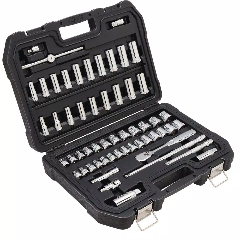 DEWALT 56-Piece 3/8 in. Drive Combination Socket Set with DirectTorque Technology