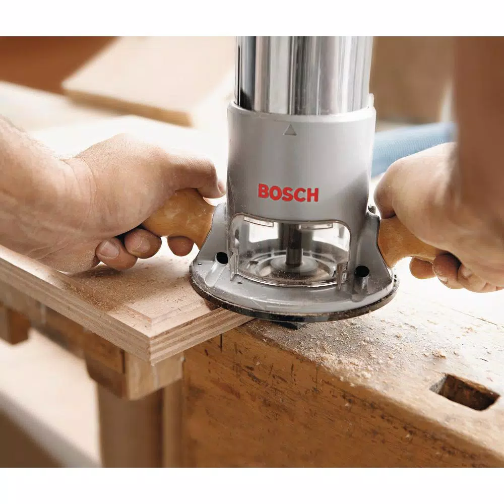 Bosch 2 HP 11 Amp Corded Fixed-Base Router Kit with 6 Accessories