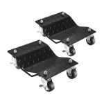 Pentagon Tool Premium Steel Car Tire Dolly 2-Pack, 1500 lb Capacity per Skate thumbnail 1