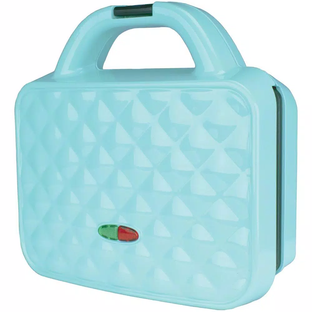 Brentwood Appliances Couture Purse Blue Nonstick Dual Waffle Maker