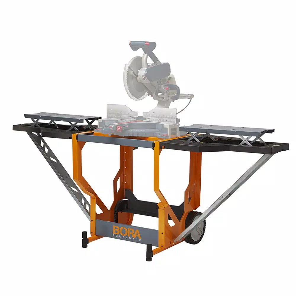 BORA Steel Portacube STR Miter Saw Workstation & Portable Saw Stand