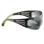 3M SecureFit 400 Series Safety Glasses - Black/Neon Green Frame with Gray Anti-Fog Lenses thumbnail 3