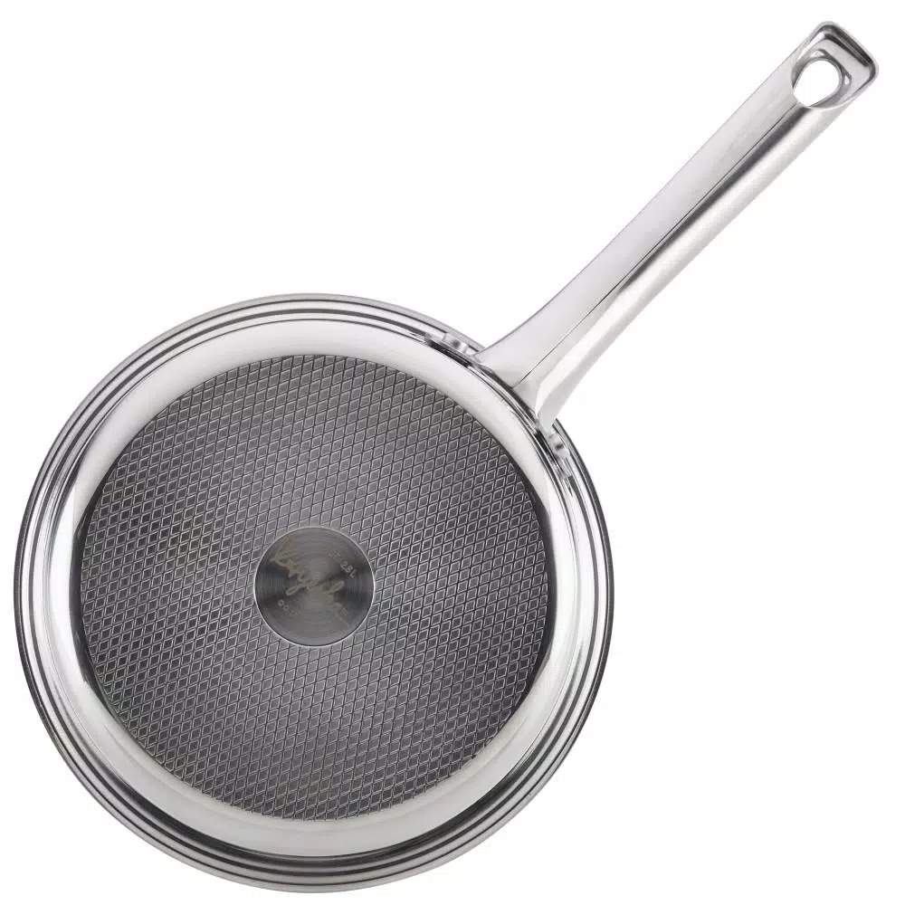 Ayesha Curry Ayesha Home Collection 3-Quart Stainless Steel Saucepan with Glass Lid