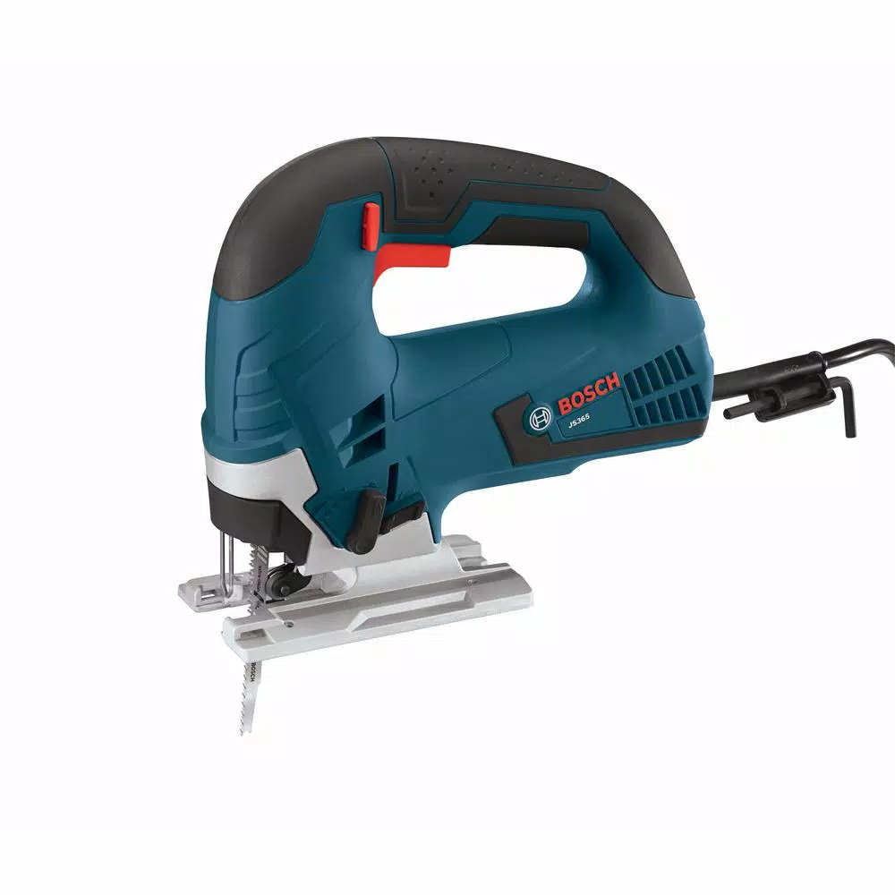 Bosch JS365 6.5 Amp Corded Variable Speed Top-Handle Jig Saw Kit with 15-Piece T-Shank Blade Set and Case
