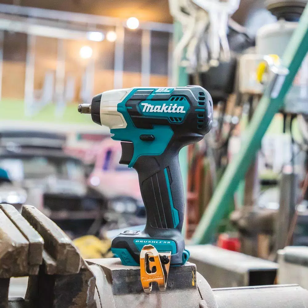 Makita 12V MAX CXT Brushless 3/8 in. Square Drive Cordless Impact Wrench, Tool Only