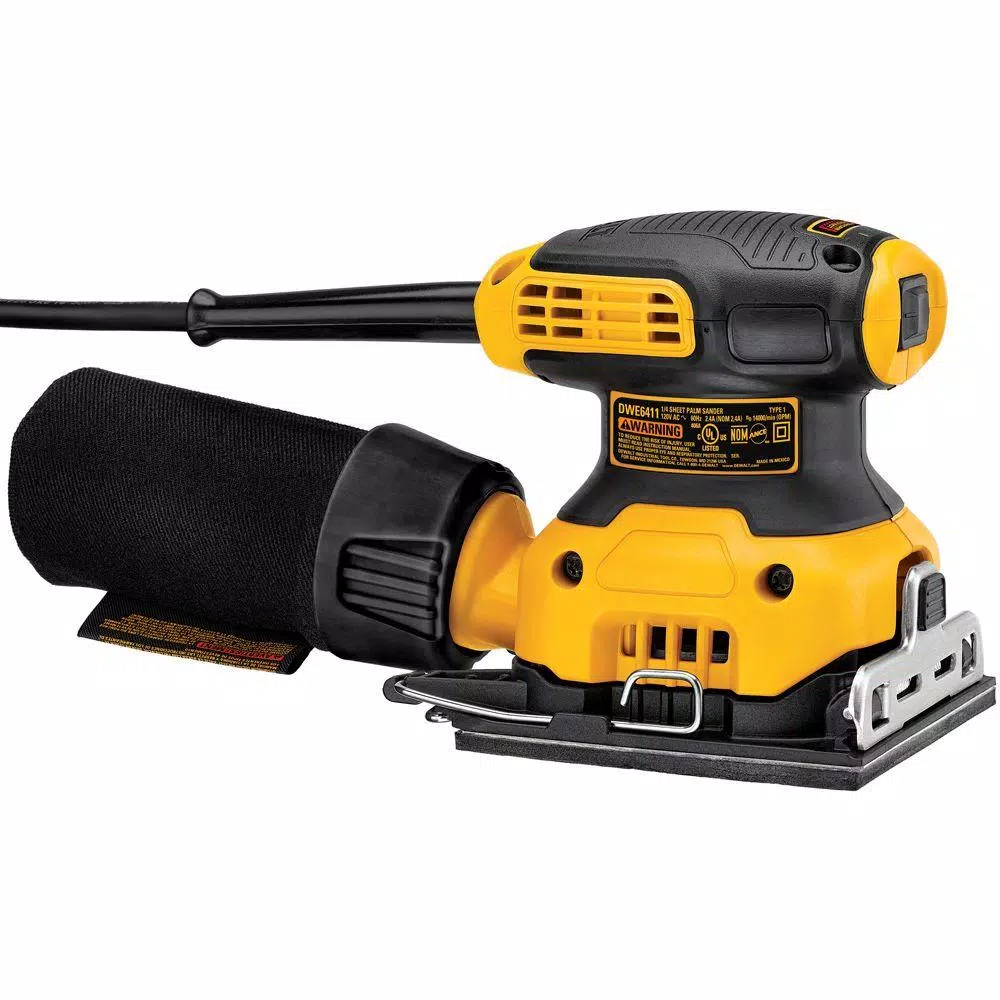 DEWALT 2.3 Amp 1/4 Sheet Finishing Sander, 14,000 OPM