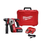 Milwaukee M18 18V Lithium-Ion Cordless 5/8 in. SDS-Plus Rotary Hammer Kit with 3.0Ah Battery and Charger thumbnail 1
