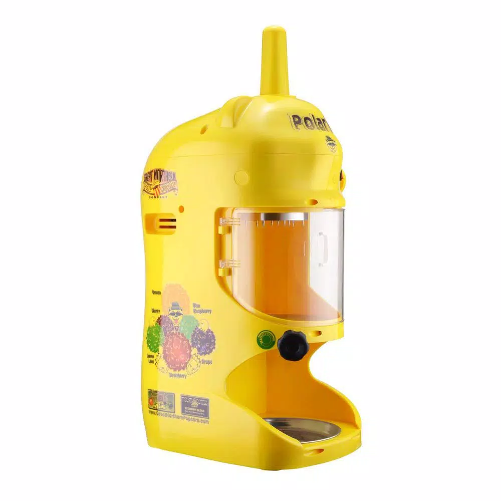 Great Northern Polar Pal 32 oz. Electric Ice Shaver and Snow Cone Machine, Yellow