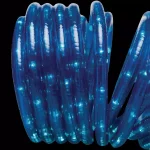 Brite Star 18 ft. Blue Mini Rope Light, 50 Clear Incandescent Lights, Indoor/Outdoor thumbnail 1