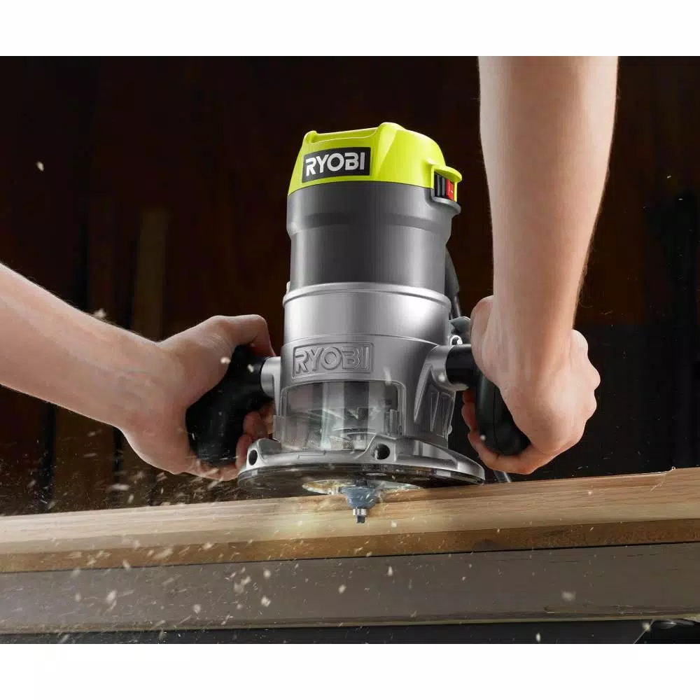 RYOBI 8.5 Amp 1-1/2 Peak HP Fixed Base Corded Router Kit