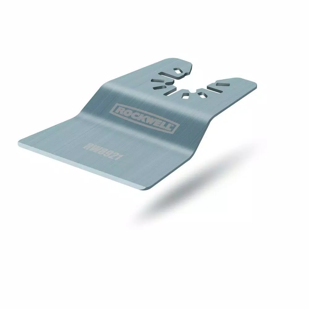 Rockwell Sonicrafter Rigid Scraper Blade, Stainless Steel Oscillating Tool Accessory for Universal Fit Systems
