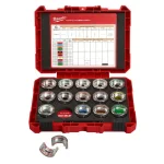 Milwaukee M18 FORCE LOGIC 600 MCM Copper U-Style Die Kit, #8 - 600 MCM thumbnail 3