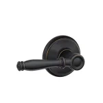 Schlage Birmingham Aged Bronze Passage Door Lever for Hall and Closet Doors thumbnail 1