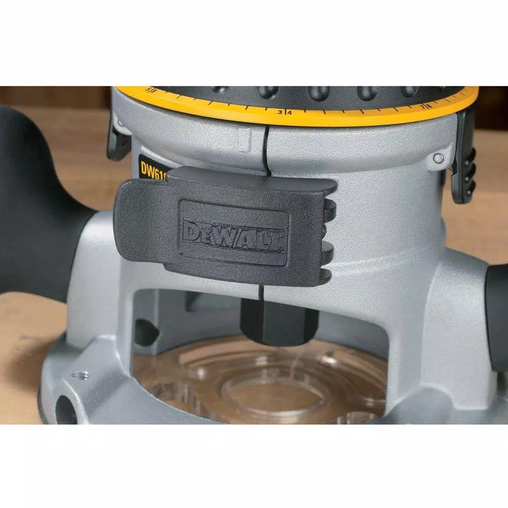 DEWALT 2-1/4 HP 12 Amp Electronic Variable Speed Fixed Base Router with Soft Start