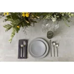 Fortessa Arezzo 5-Piece 18/10 Stainless Steel Brushed Flatware Place Setting thumbnail 3