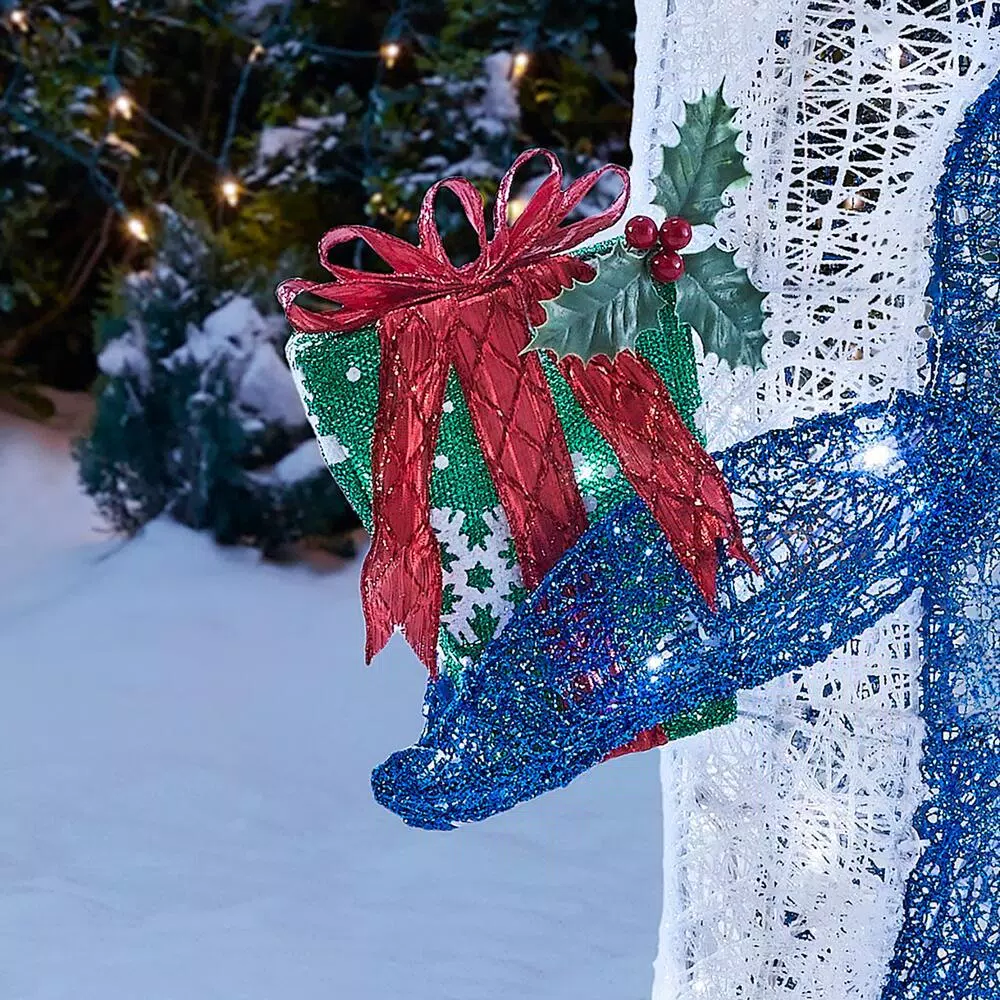 Home Accents Holiday 50-in. LED Narwhal Yard Decoration with 60 Warm White Lights