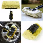 DocaPole Ultimate 3-Brush Kit with 12 ft. Extension Pole - Soft, Medium, and Hard Bristle Scrub Brushes thumbnail 2