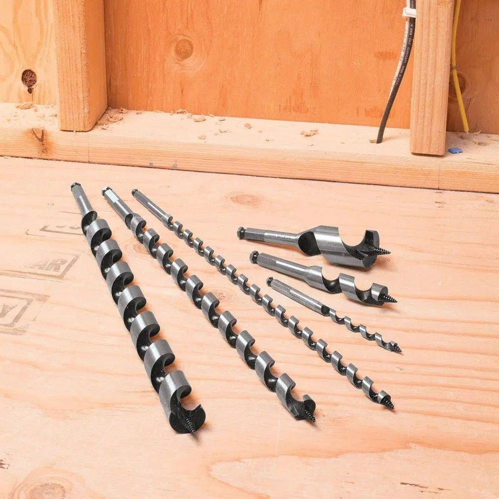Makita 3/4 in. x 6 in. Steel Ship Auger Bit with 7/16 in. Hex Shank