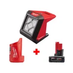 Milwaukee M12 12V Lithium-Ion 1000-Lumen Rover LED Flood Light Kit with 3.0Ah Battery & Charger thumbnail 1