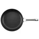 Circulon Elementum 12 in. Hard-Anodized Aluminum Nonstick Skillet with Glass Lid, Oyster Gray thumbnail 2