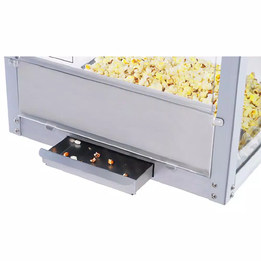Great Northern Foundation 8 oz. Red Countertop Popcorn Machine with Whisper Quiet Motor
