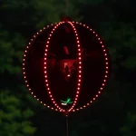 Alpine Corporation 3-Tier Hanging Christmas Ornaments with Chasing LED Lights, Indoor/Outdoor thumbnail 10