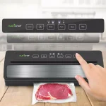 NutriChef Automatic Electric Vacuum Sealer with Reusable Bags and Roll Cutter thumbnail 4