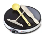 Euro Cuisine 12 in. Non-Stick Ceramic Crepe Maker & Griddle, White thumbnail 1