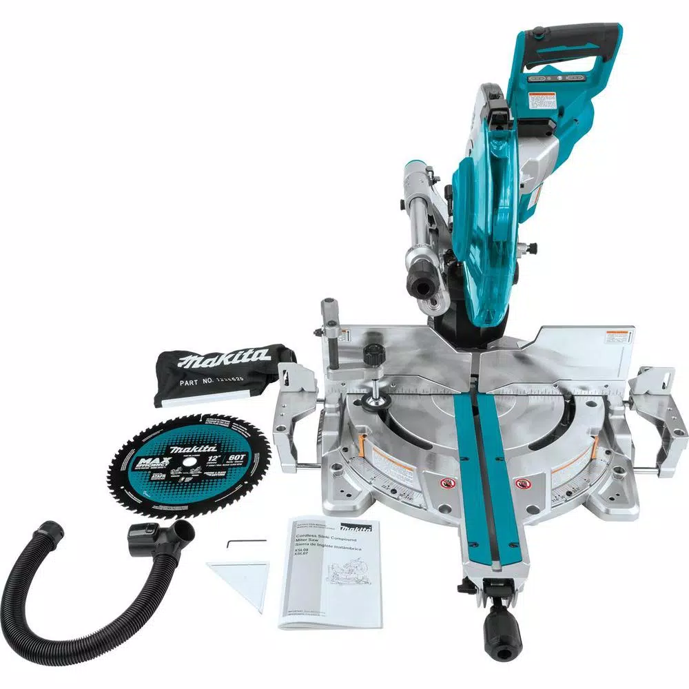 Makita 12 in. Brushless Cordless Dual-Bevel Sliding Compound Miter Saw with Laser (XSL07Z) - Tool Only