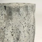 Zentique Asymmetrical Distressed Grey Cement Decorative Table Vase thumbnail 4