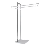 Lavish Home Freestanding Stainless Steel Towel Rack Valet, Chrome Finish thumbnail 1