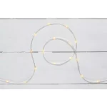 Home Accents Holiday Holiday Showtime 26 ft. 100-Light LED Warm White Micro Dot Rope Light, Battery Operated thumbnail 2