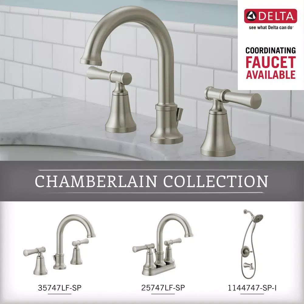 Delta Chamberlain 24 in. Towel Bar in SpotShield Brushed Nickel