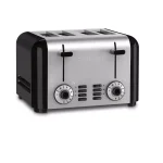 Cuisinart 4-Slice Black and Stainless Steel Wide Slot Toaster thumbnail 2
