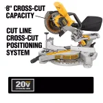 DEWALT 20V MAX Cordless 7-1/4 in. Miter Saw and Compact Router Combo Kit thumbnail 2