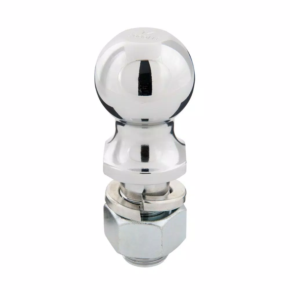 TowSmart 1-7/8 in. Chrome Hitch Ball with Wrench Flats