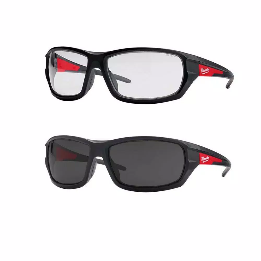 Milwaukee Performance Safety Glasses 2-Pack with Clear and Tinted Lenses