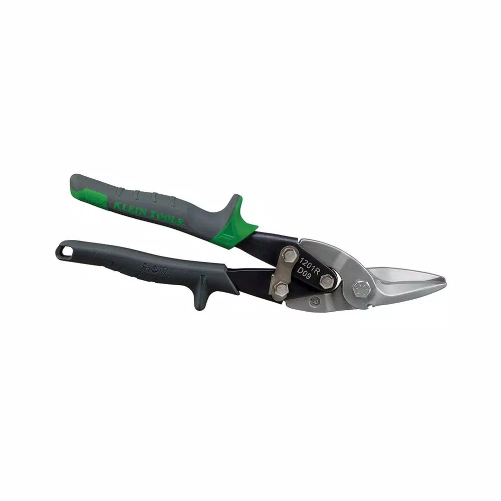 Klein Tools Right-Cut Aviation Snips with Integrated Wire Cutter