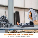 Evolution Power Tools 15 Amp 14 in. Multi-Material Chop Saw with Japanese TCT Blade thumbnail 10