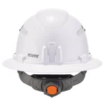Ergodyne Skullerz 8973 Class C Full Brim Vented Hard Hat with Ratchet Suspension - White thumbnail 4
