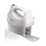 Hamilton Beach 6-Speed Hand Mixer with Snap-On Storage Case, White thumbnail 1