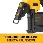 DEWALT 23-Gauge 2 in. Pin Nailer, Corded Air Nailer (DWFP2350K) thumbnail 4