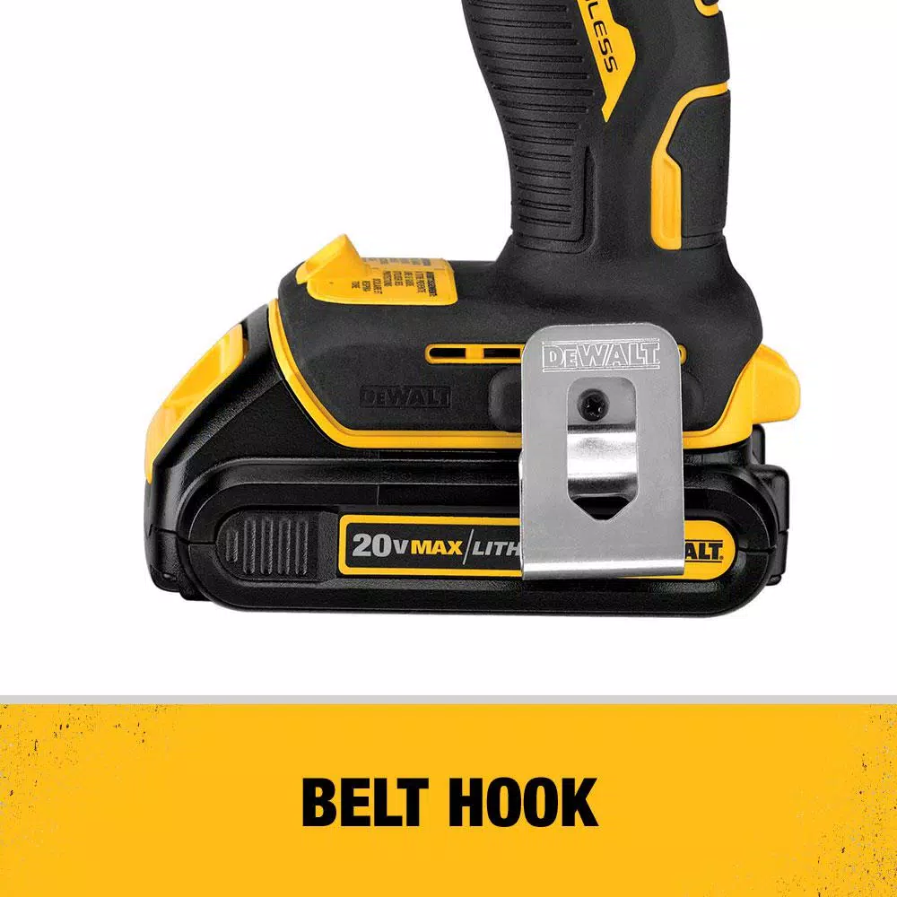 DEWALT 20V MAX ATOMIC Brushless 1/2 in. Compact Hammer Drill Kit with 4.0Ah Battery and Charger